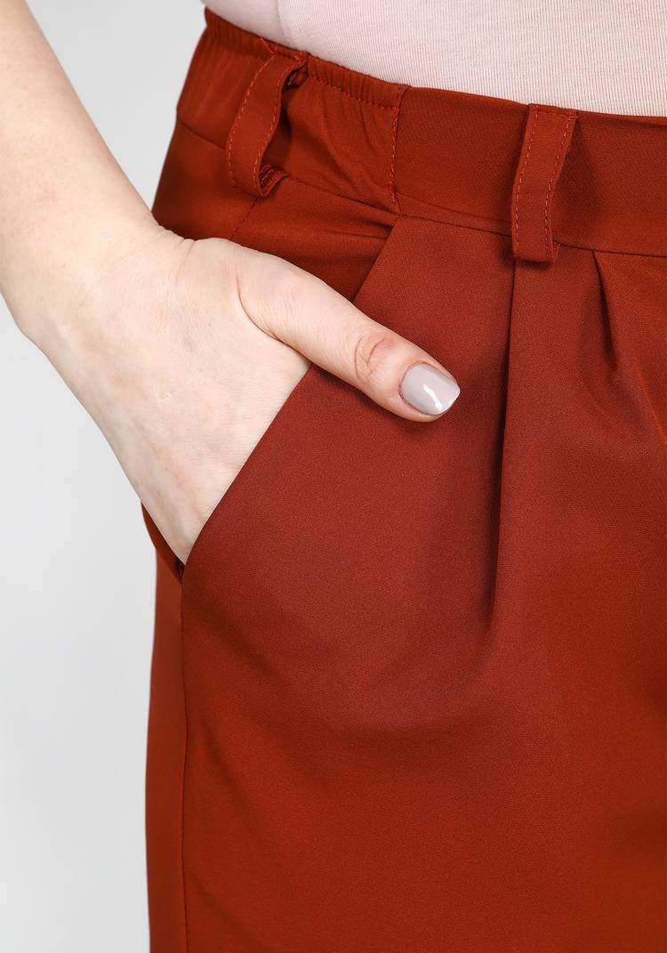 Брюки широкие на резинке с защипами шир.  750, рис. 4