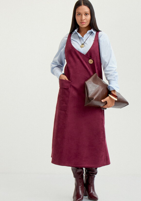 Сарафан с имитацией застёжки шир.  580, рис. 23