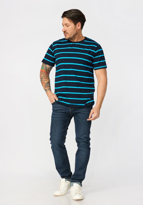 Футболка в горизонтальную полоску Слава шир.  580, рис. 7