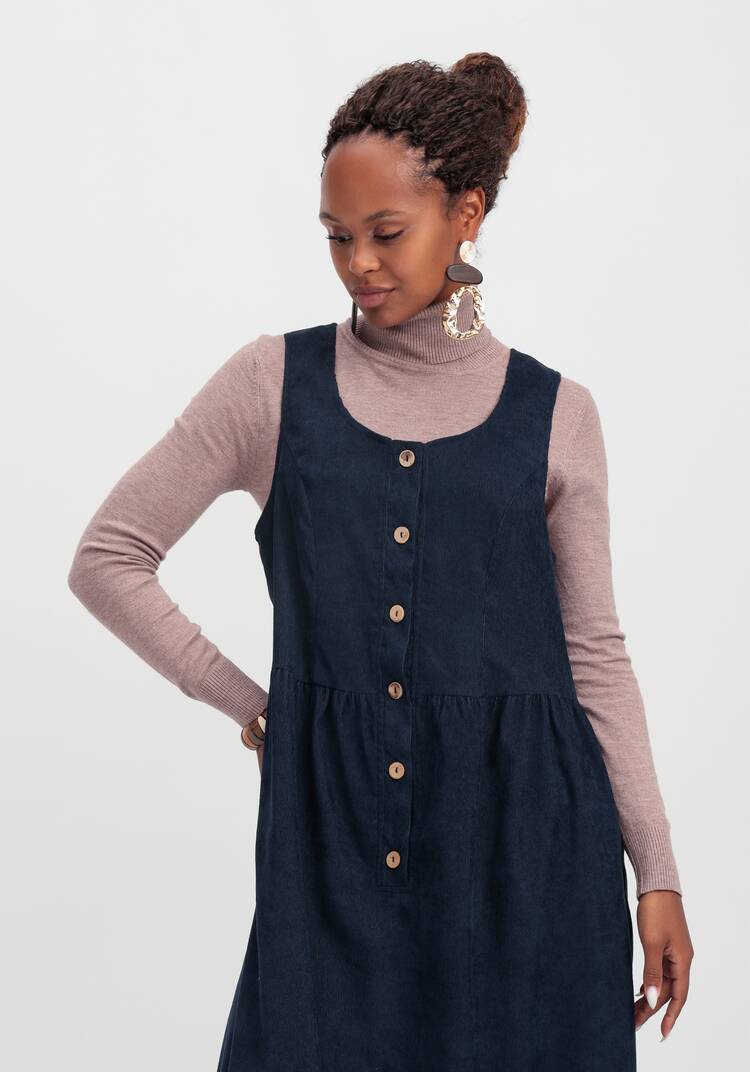 Сарафан из вельвета на пуговицах шир.  750, рис. 18