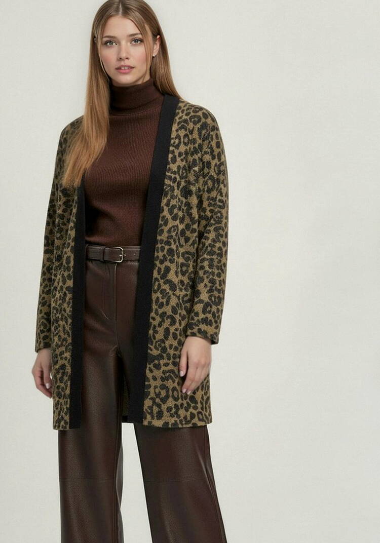 Кардиган с aнималистичным принтом шир.  750, рис. 13