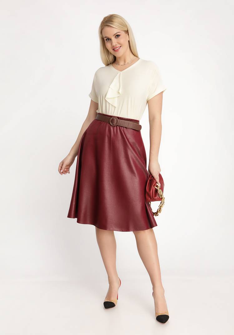 Блуза с воланом спереди шир.  750, рис. 3