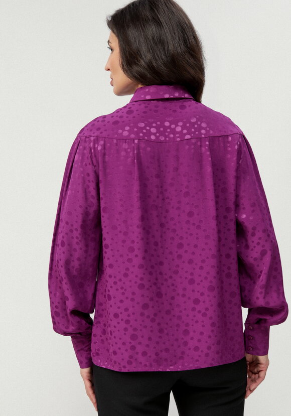 Блуза с шелковым рисунком в переплетении шир.  580, рис. 3