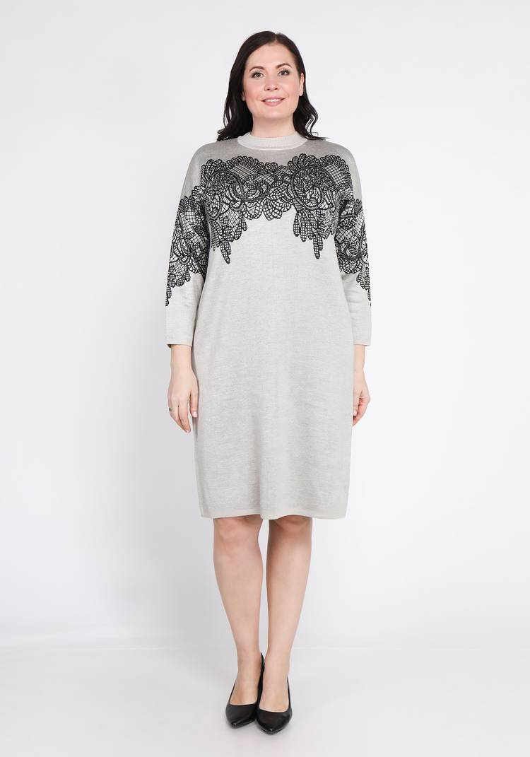 Платье с эффектом кружева шир.  750, рис. 1