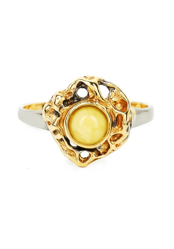 Кольцо серебряное Балтийская сказка шир.  580, рис. 2