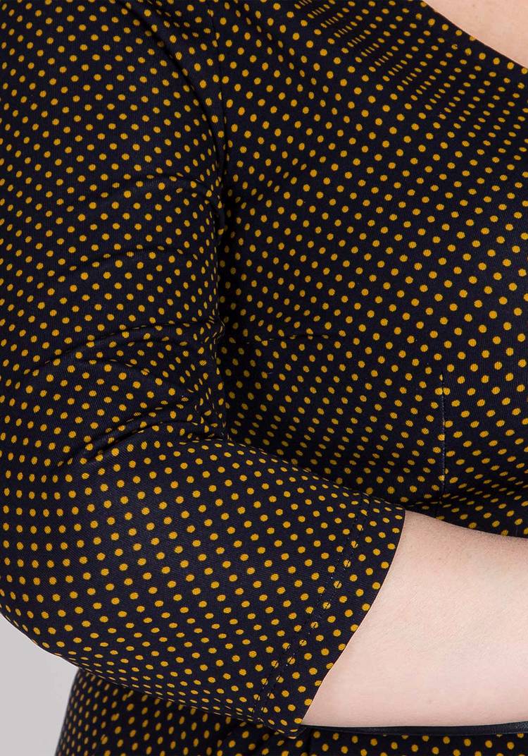 Платье с карманами и рукавом 7/8 шир.  750, рис. 16