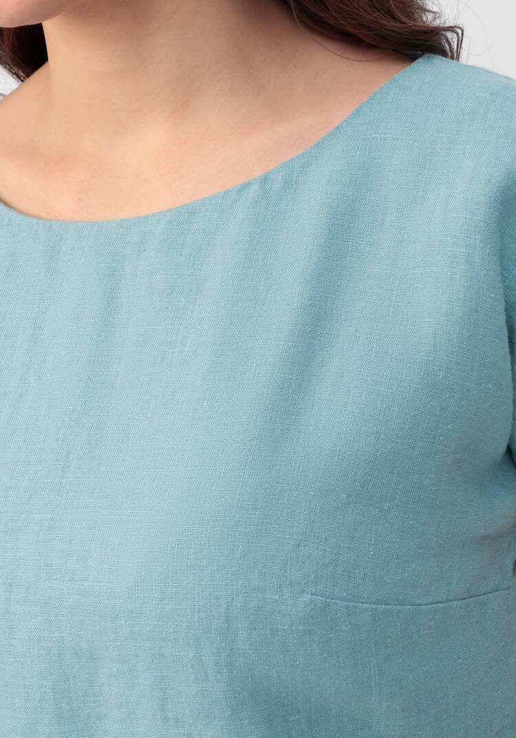 Блуза с удлиненной линией плеча Камилла шир.  750, рис. 18