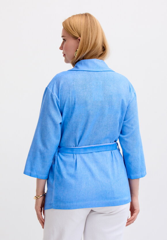 Жакет удлиненный прямого кроя шир.  580, рис. 9