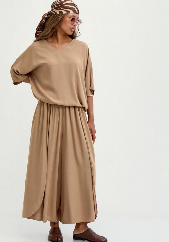 Юбка-брюки свободного кроя на резинке шир.  580, рис. 9