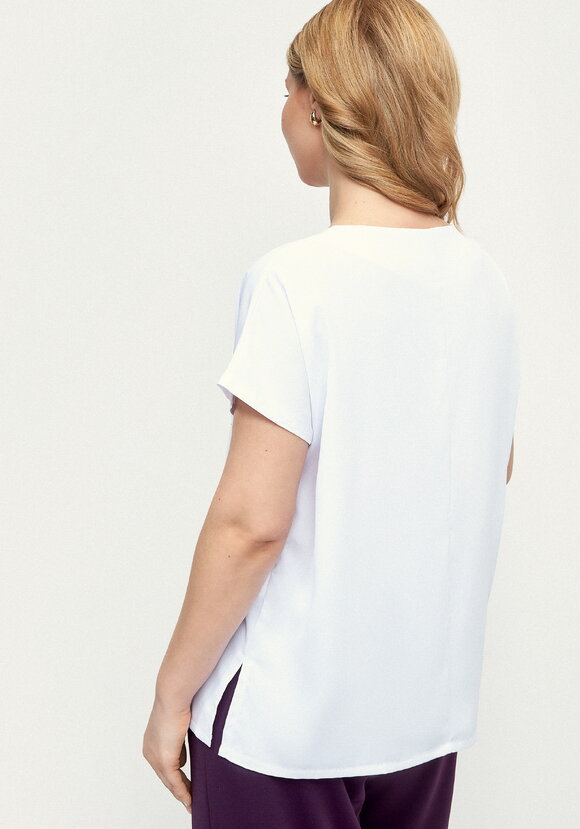 Блуза с принтом с напылением шир.  580, рис. 27