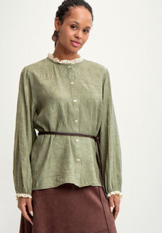 Блуза с отделкой кружева Аниса