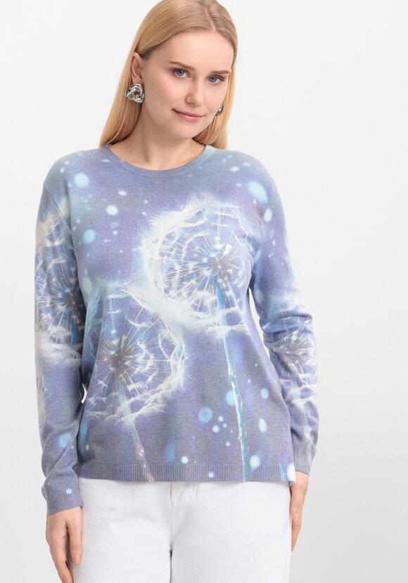 Джемпер Цветочная симфония шир.  580, рис. 21