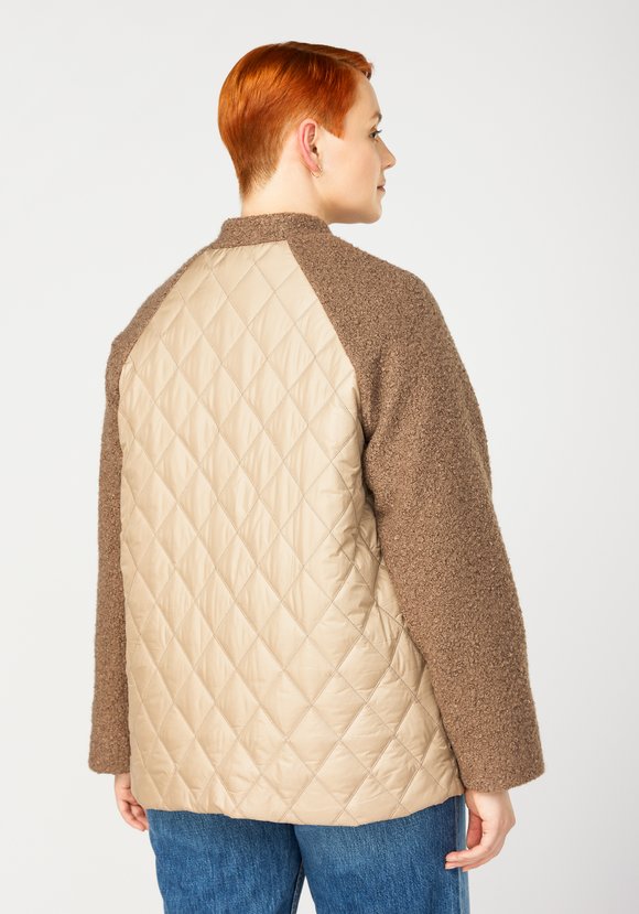 Куртка комбинированная на молнии шир.  580, рис. 2