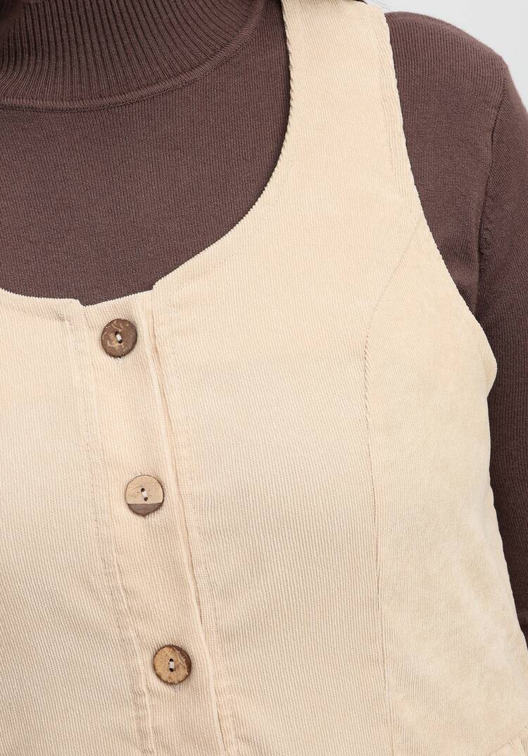 Сарафан из вельвета на пуговицах шир.  750, рис. 13