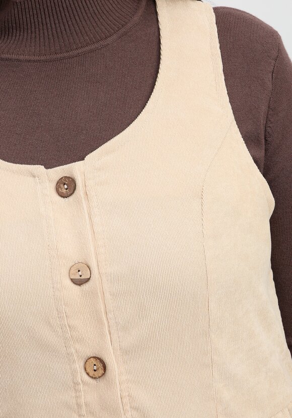 Сарафан из вельвета на пуговицах шир.  580, рис. 13