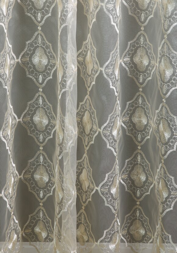 Тюль-сетка Кружевница шир.  580, рис. 8