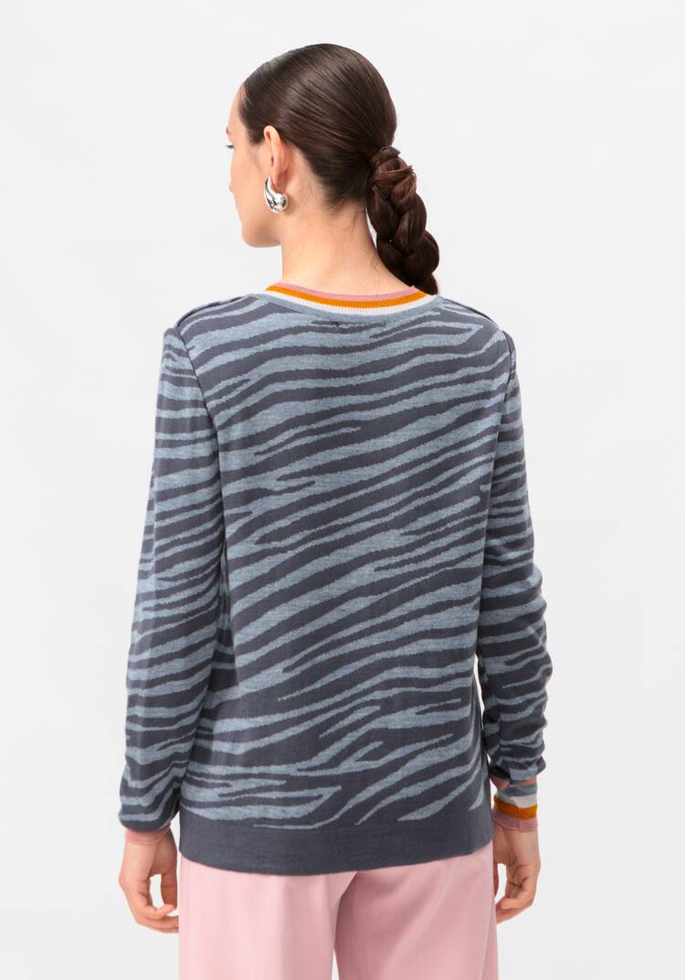 Джемпер с жаккардовым рисунком шир.  750, рис. 12