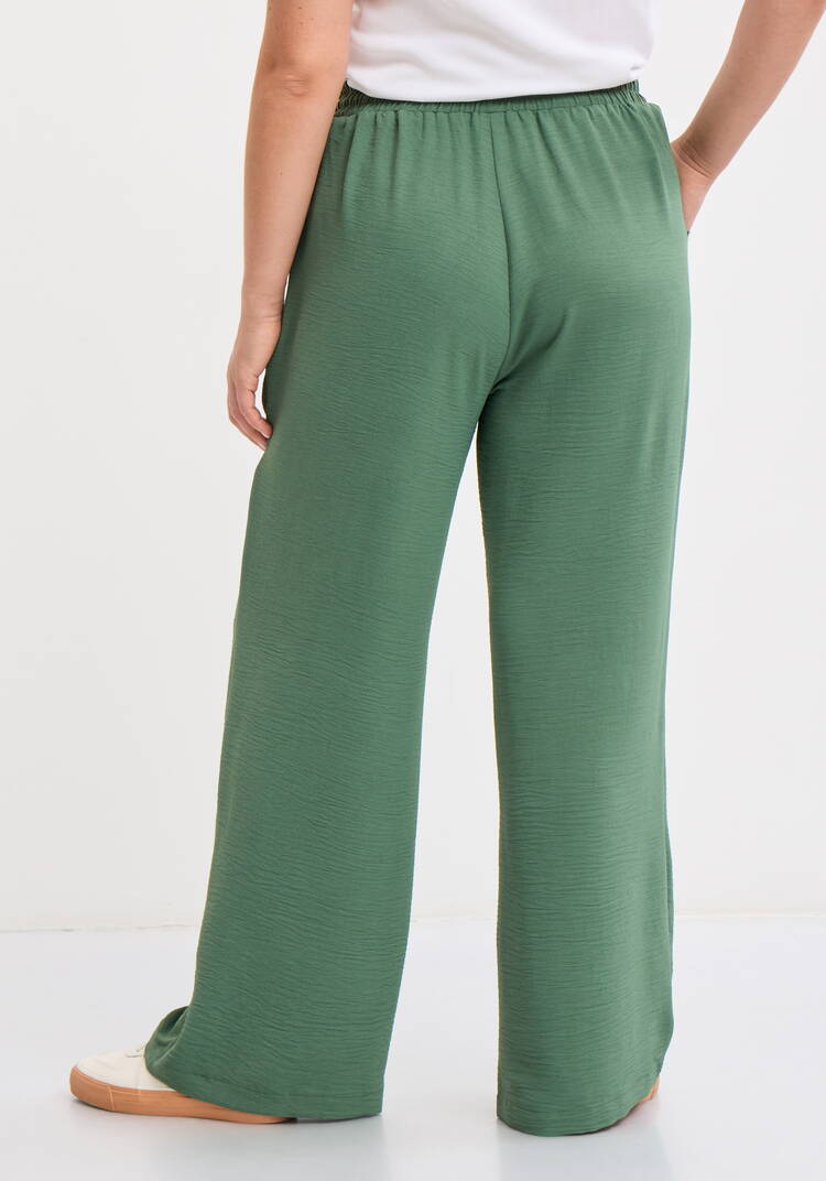 Брюки широкие на резинке по талии шир.  750, рис. 8