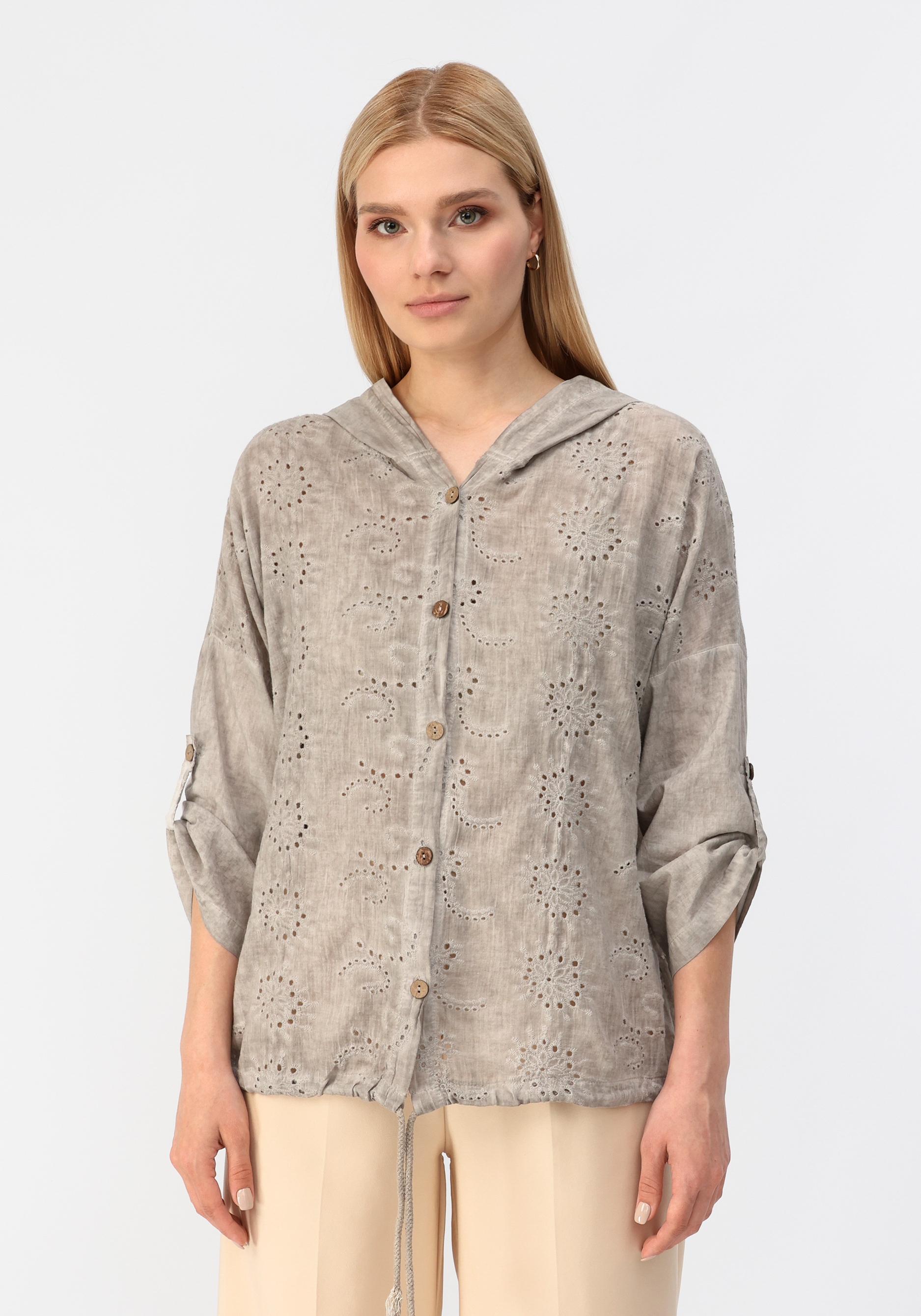 Рубашка "Алана" Alina Collection, размер 50, цвет белый - фото 9