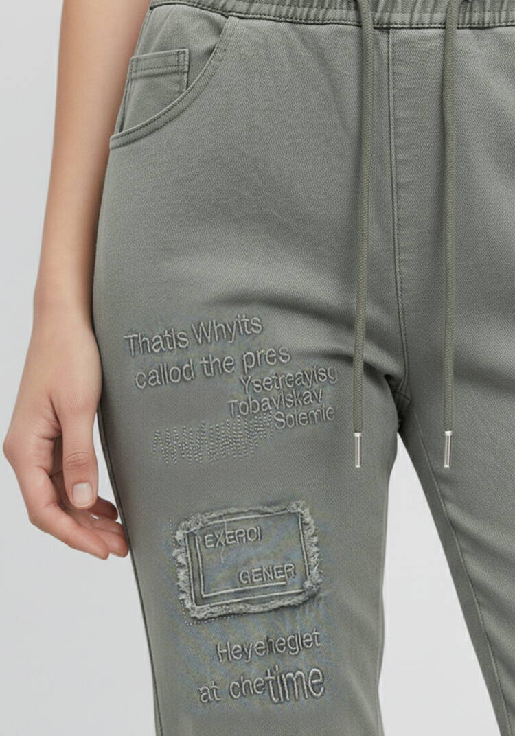 Джинсы с нашивкой шир.  750, рис. 11