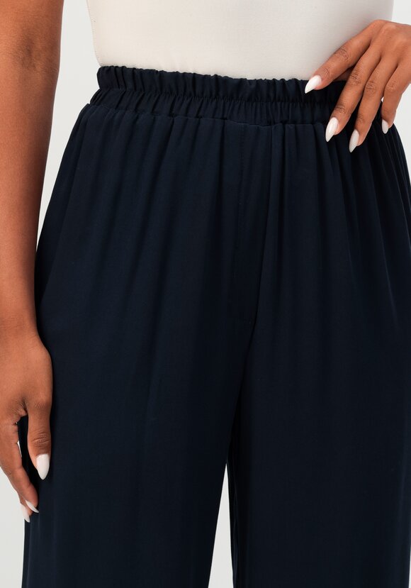 Брюки на резинке свободного силуэта шир.  580, рис. 5