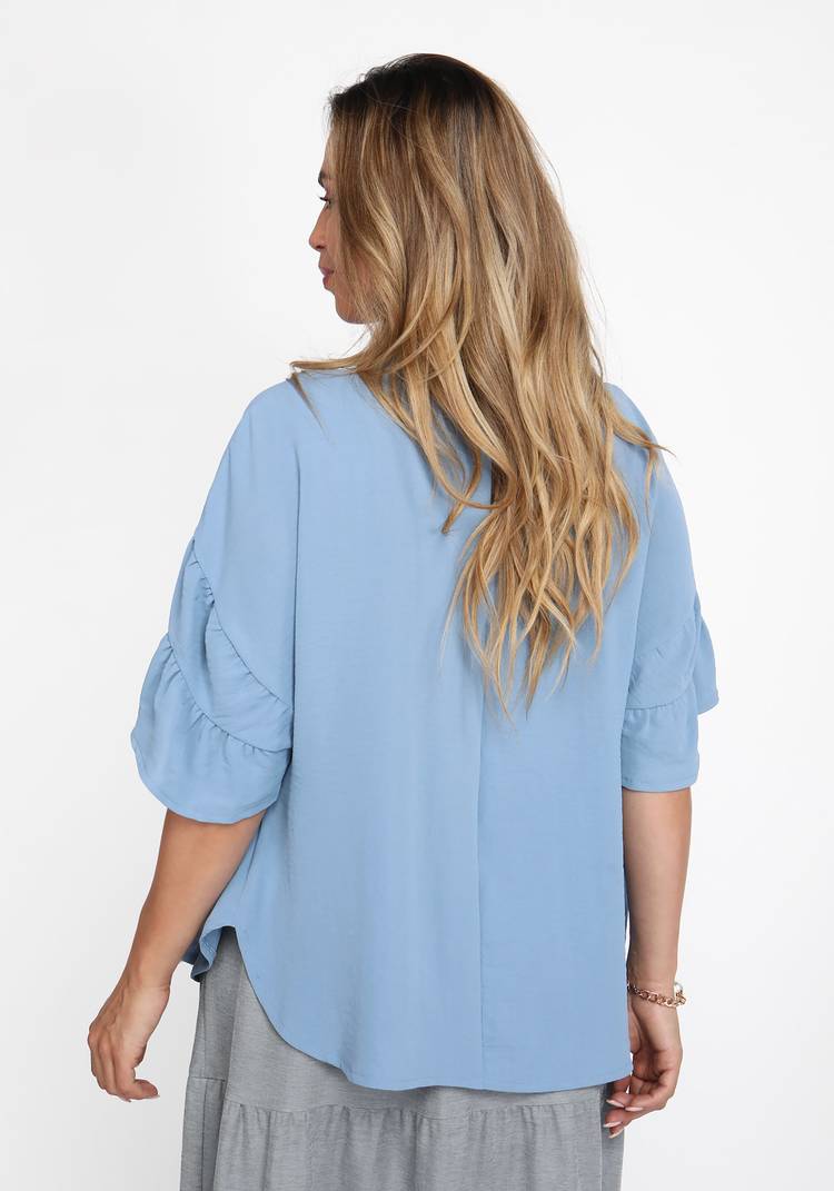 Блуза с регулируемым поясом шир.  750, рис. 3