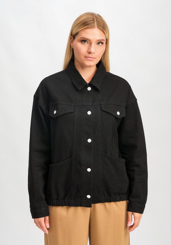 Джинсовая куртка Селена шир.  580, рис. 14