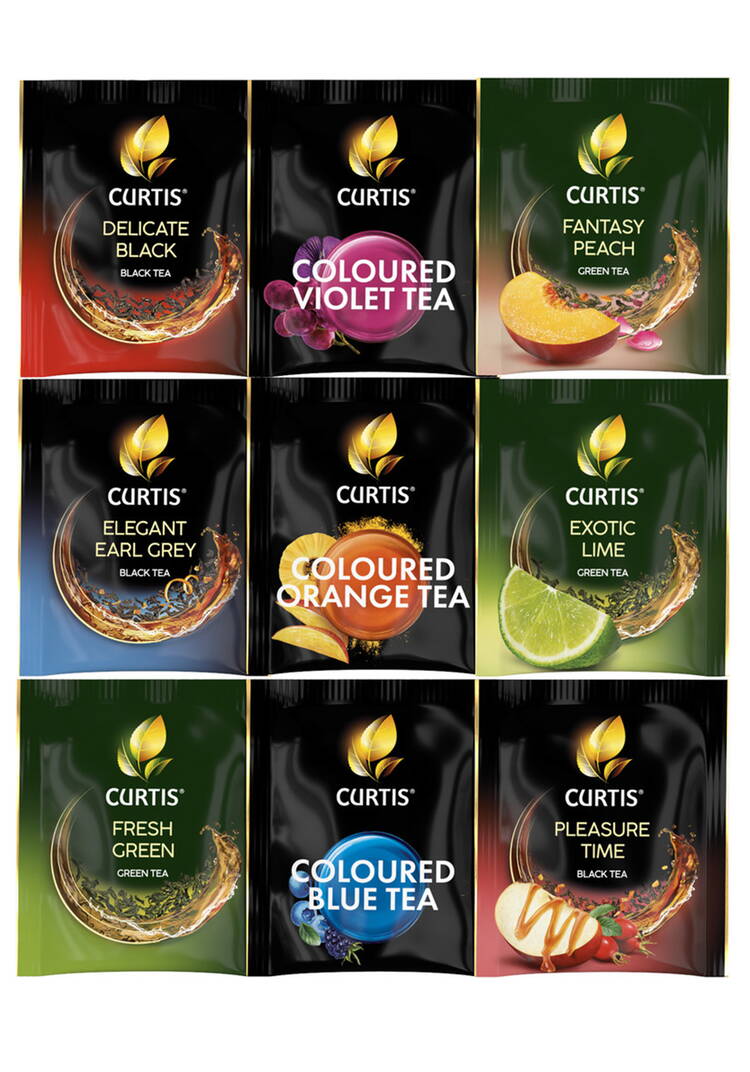 Набор чая в пакетиках, ассорти 9 вкусов шир.  750, рис. 3