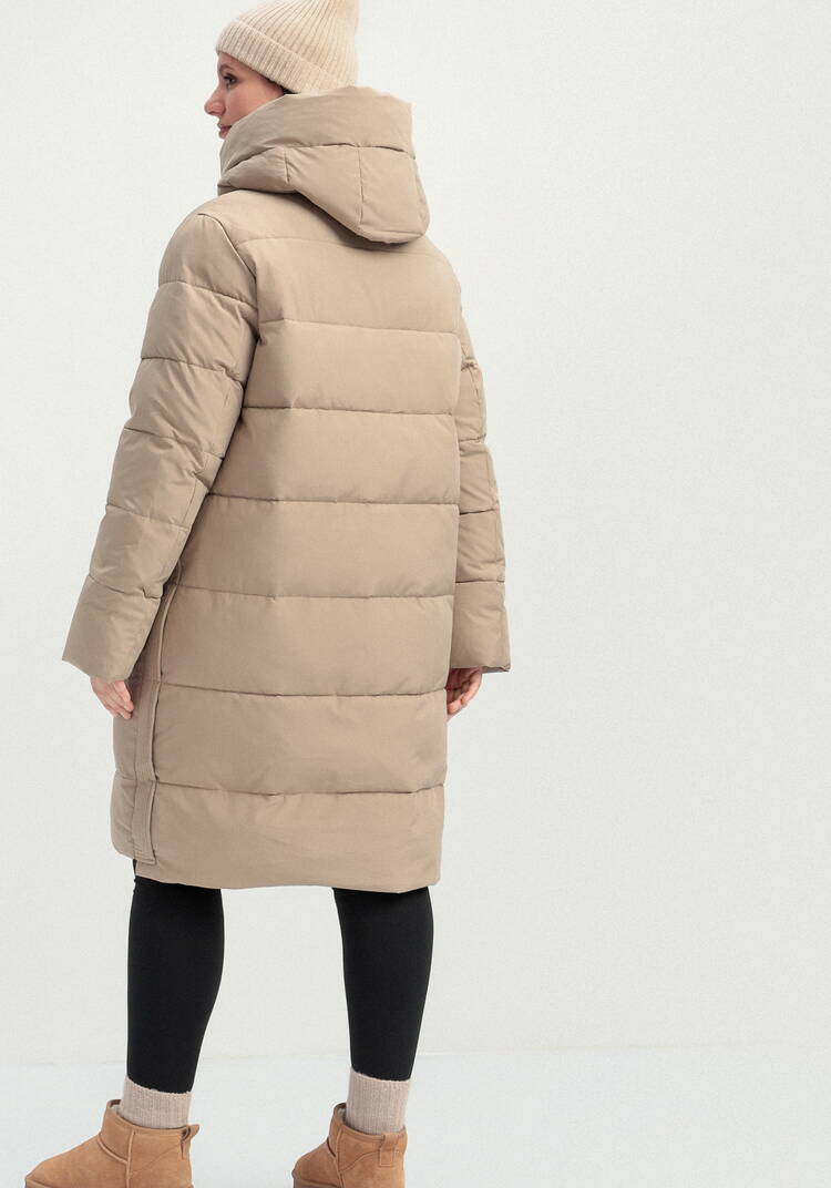 Пуховик с боковыми карманами на молнии шир.  750, рис. 13