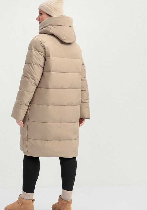 Пуховик с боковыми карманами на молнии шир.  580, рис. 13