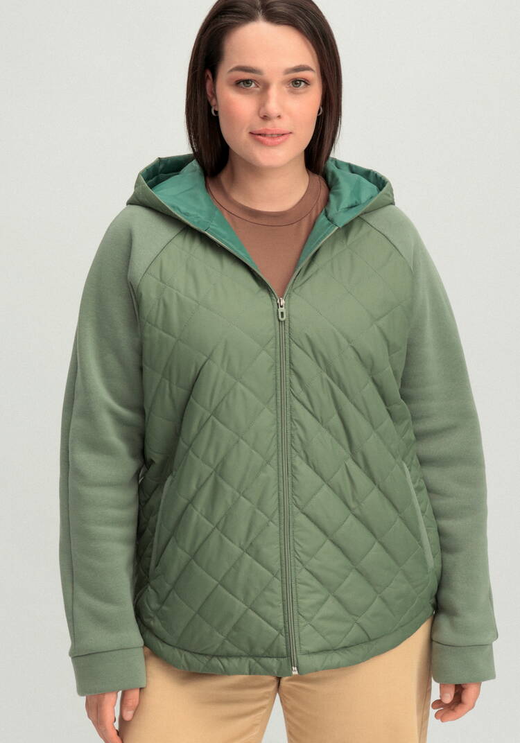 Толстовка с капюшоном и стежкой шир.  750, рис. 38