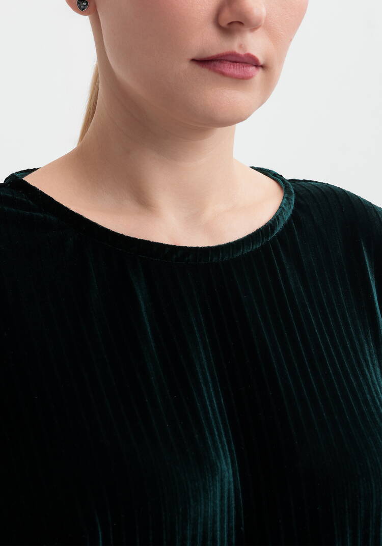 Блуза из плиссированного бархата шир.  750, рис. 10