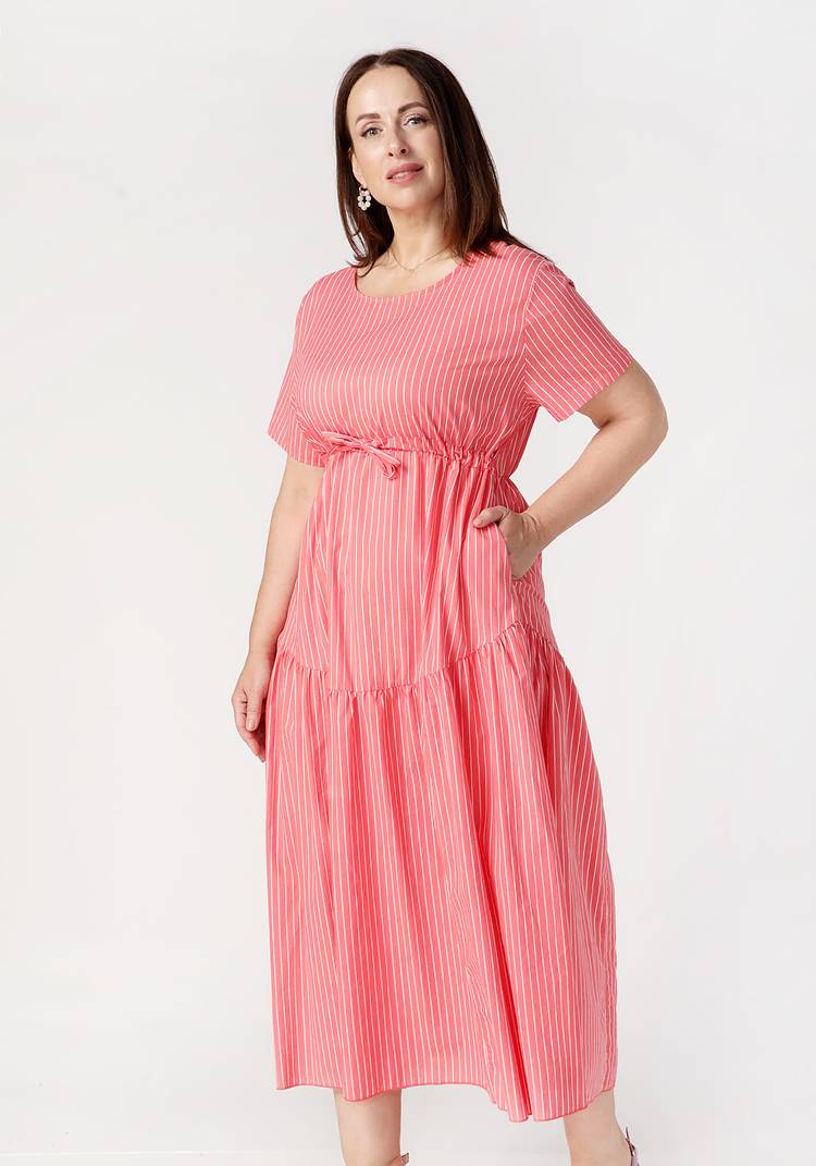 Платье с кулиской по талии Амели шир.  750, рис. 12