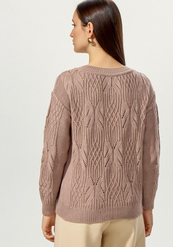 Джемпер ажурный на резинке шир.  580, рис. 18