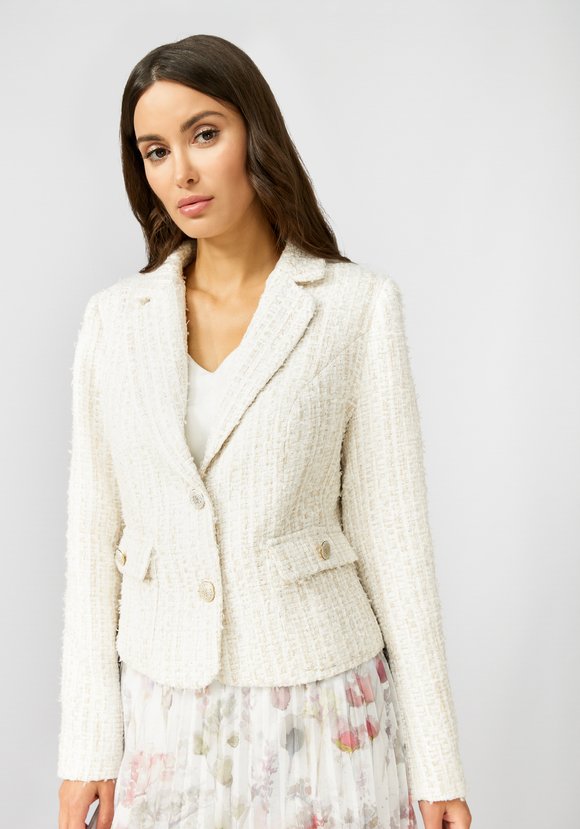 Жакет укороченный из твида шир.  580, рис. 9