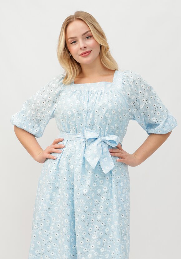 Платье с имитацией вышивки шир.  580, рис. 2