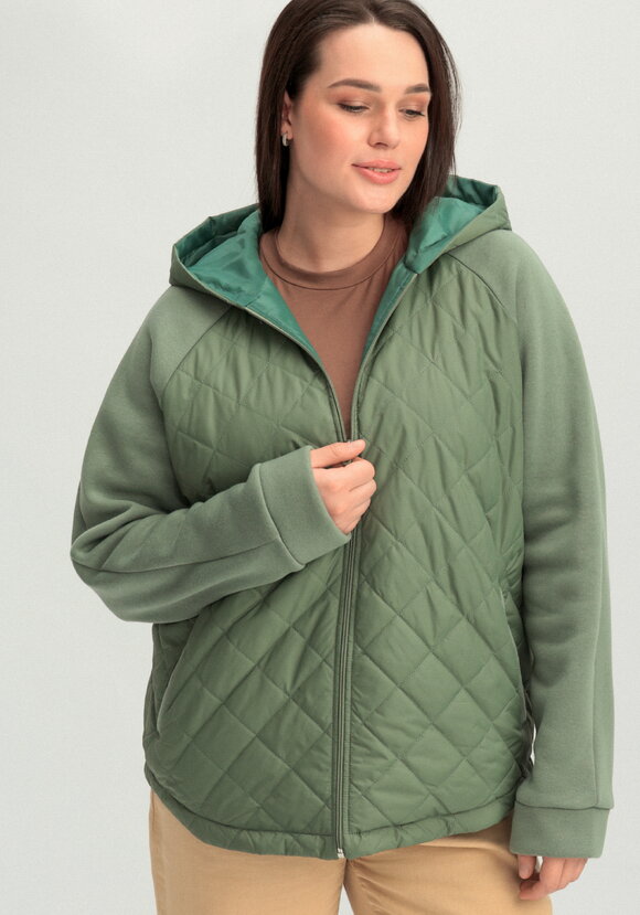 Толстовка с капюшоном и стежкой шир.  580, рис. 35