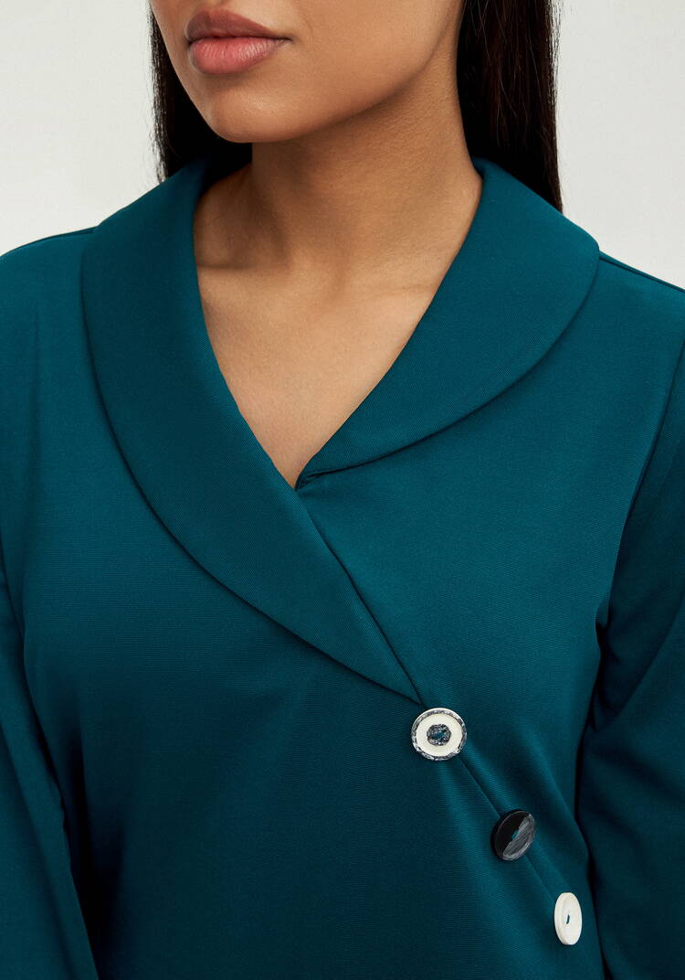 Платье с декоративными пугoвицами шир.  750, рис. 12