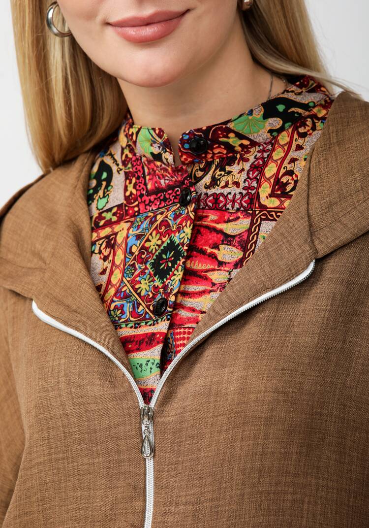 Жакет на молнии с капюшоном Амелия шир.  750, рис. 13