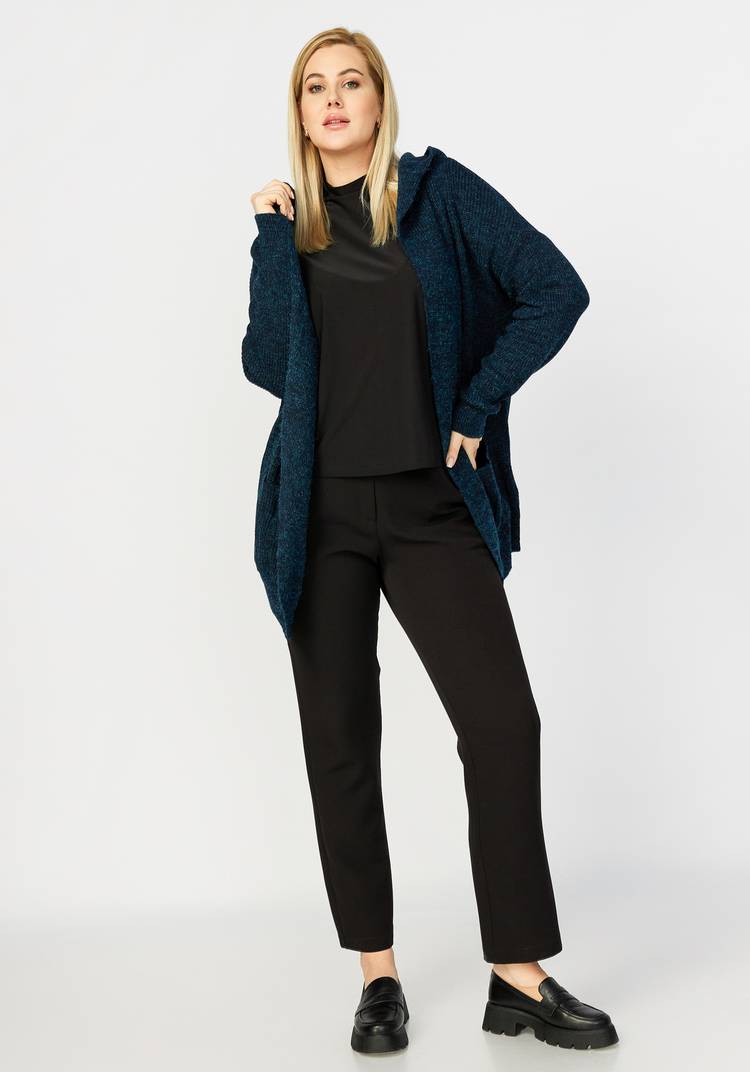 Кардиган шерстяной с капюшоном Аника шир.  750, рис. 7