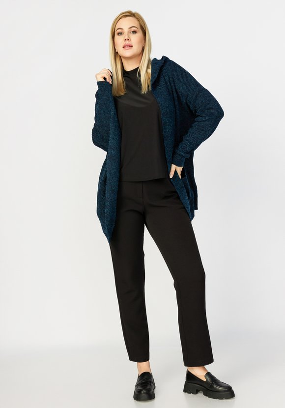 Кардиган шерстяной с капюшоном Аника шир.  580, рис. 7