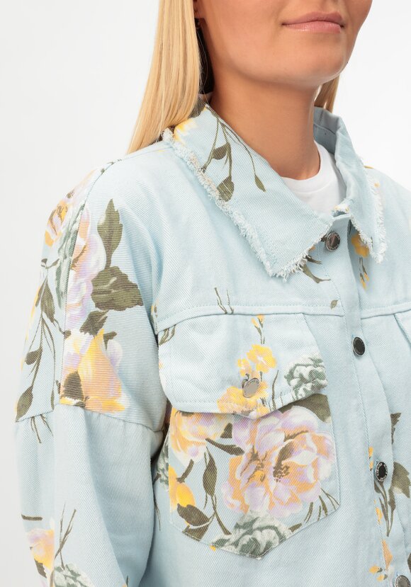 Куртка джинсовая Белла шир.  580, рис. 17