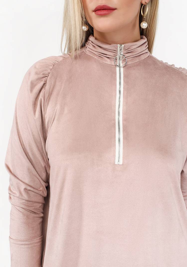 Блуза с драпировкой на рукавах шир.  750, рис. 8