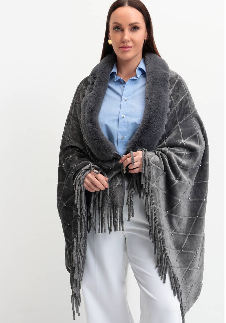 Накидка-палантин с жемчугом и булавкой шир.  750, рис. 11