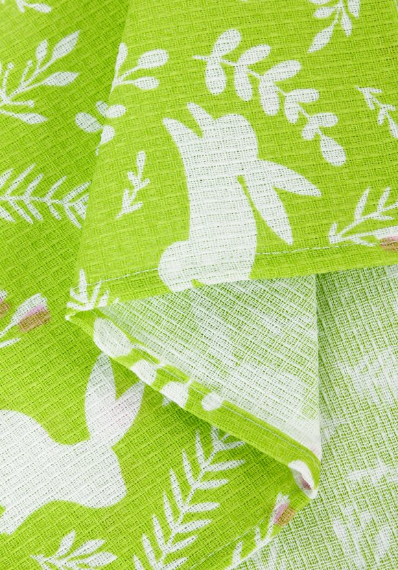 Комплект кухонных полотенец Зайчики шир.  580, рис. 6