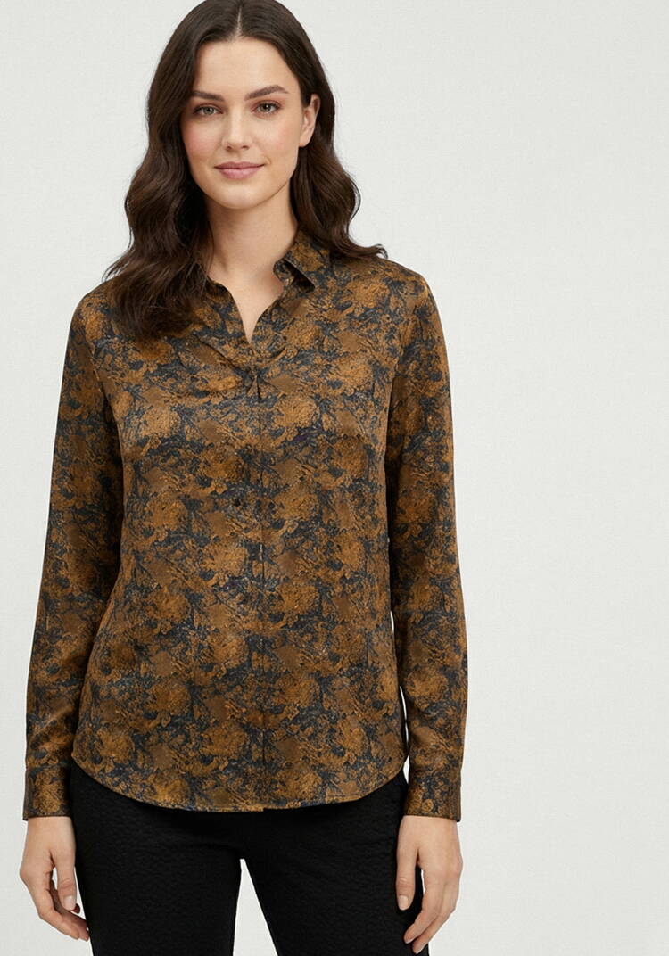 Блуза с жаккардовым узором шир.  750, рис. 13