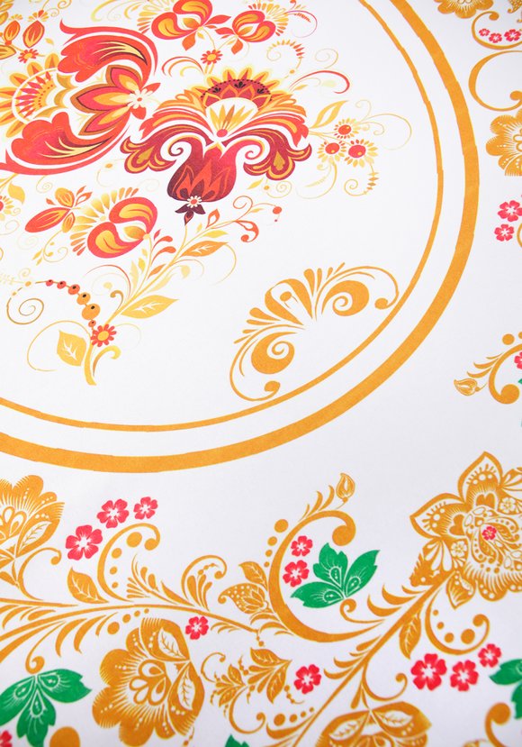 Скатерть Народные мотивы шир.  580, рис. 25