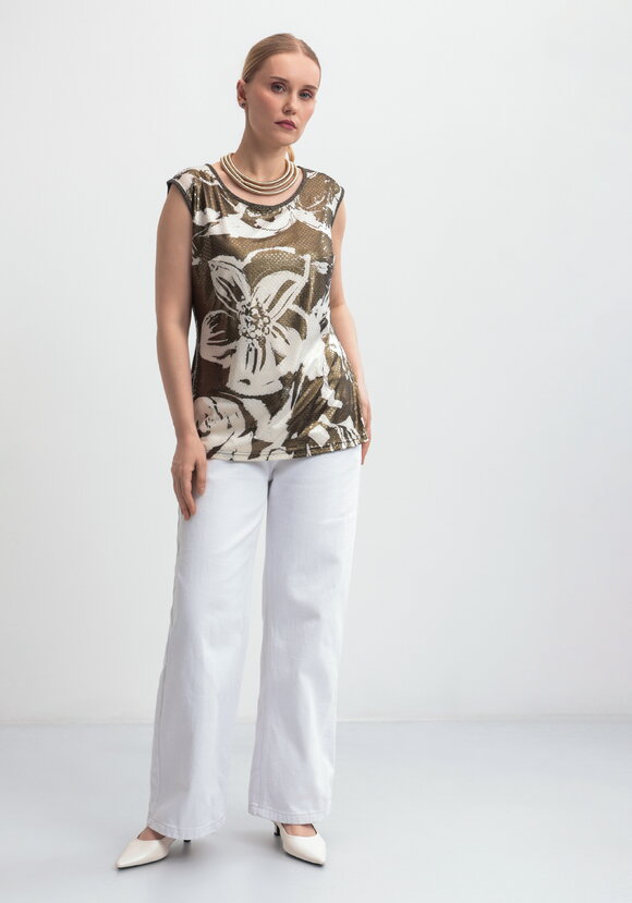 Топ с пайетками Инес шир.  580, рис. 17