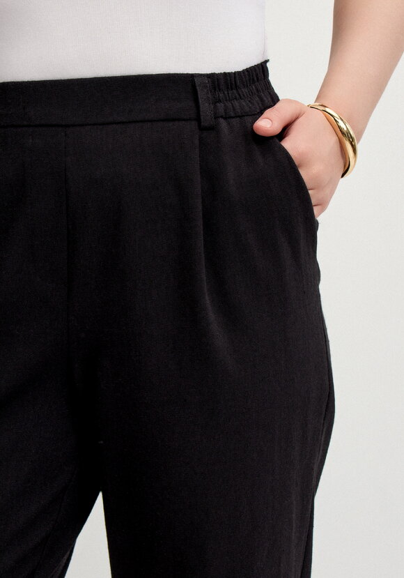 Брюки изо льна длиной 7/8 шир.  580, рис. 19