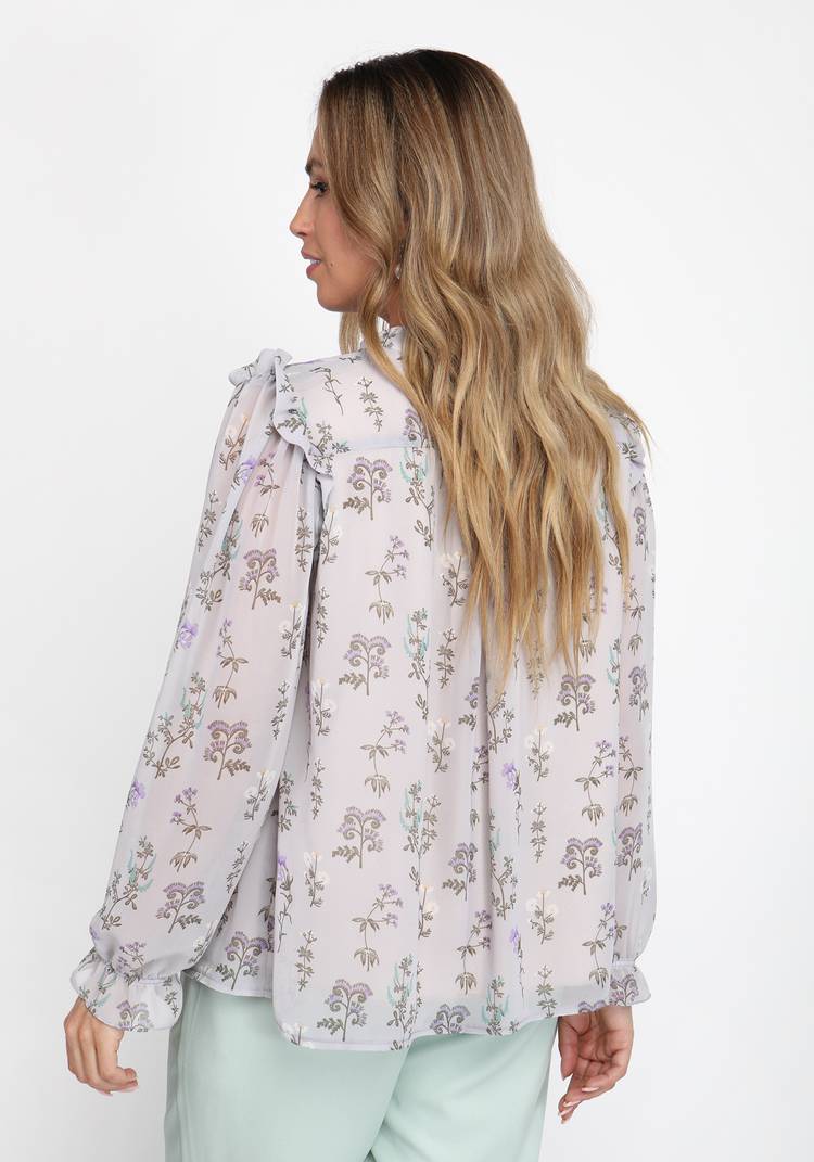 Блуза Пение птиц шир.  750, рис. 10